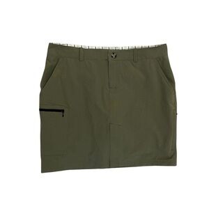 Eastern Mountain Sports Women's 10 Green Hiking Athletic Outdoor Walking Skirt